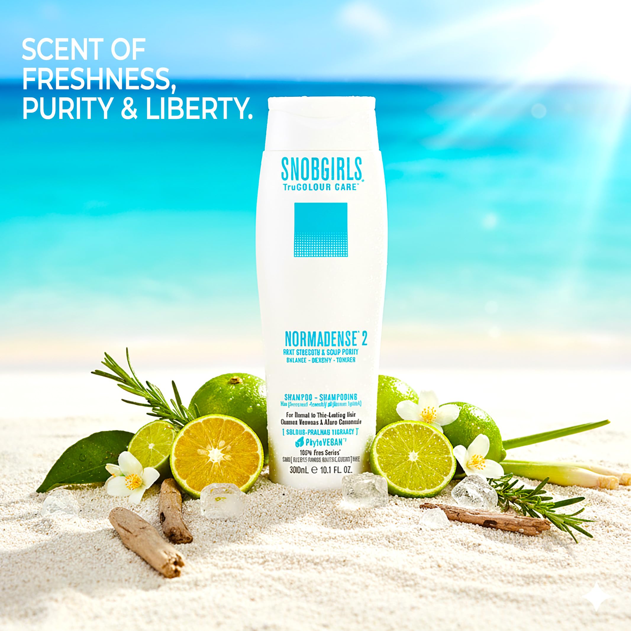 SNOB GIRLS Normadense 2 vegan-cleanser image conveys daily gentle cleansing.