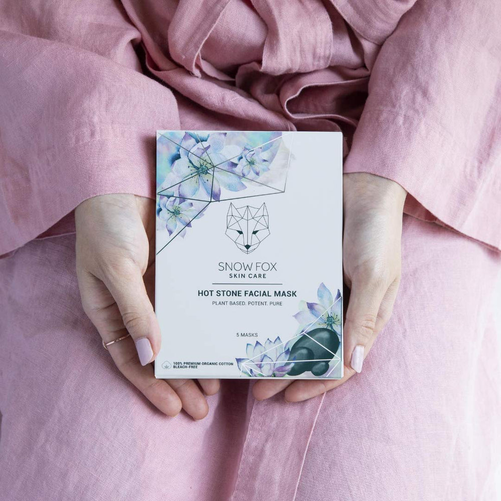 Snow Fox Skincare fragrance-free formula with natural botanicals for gentle care.