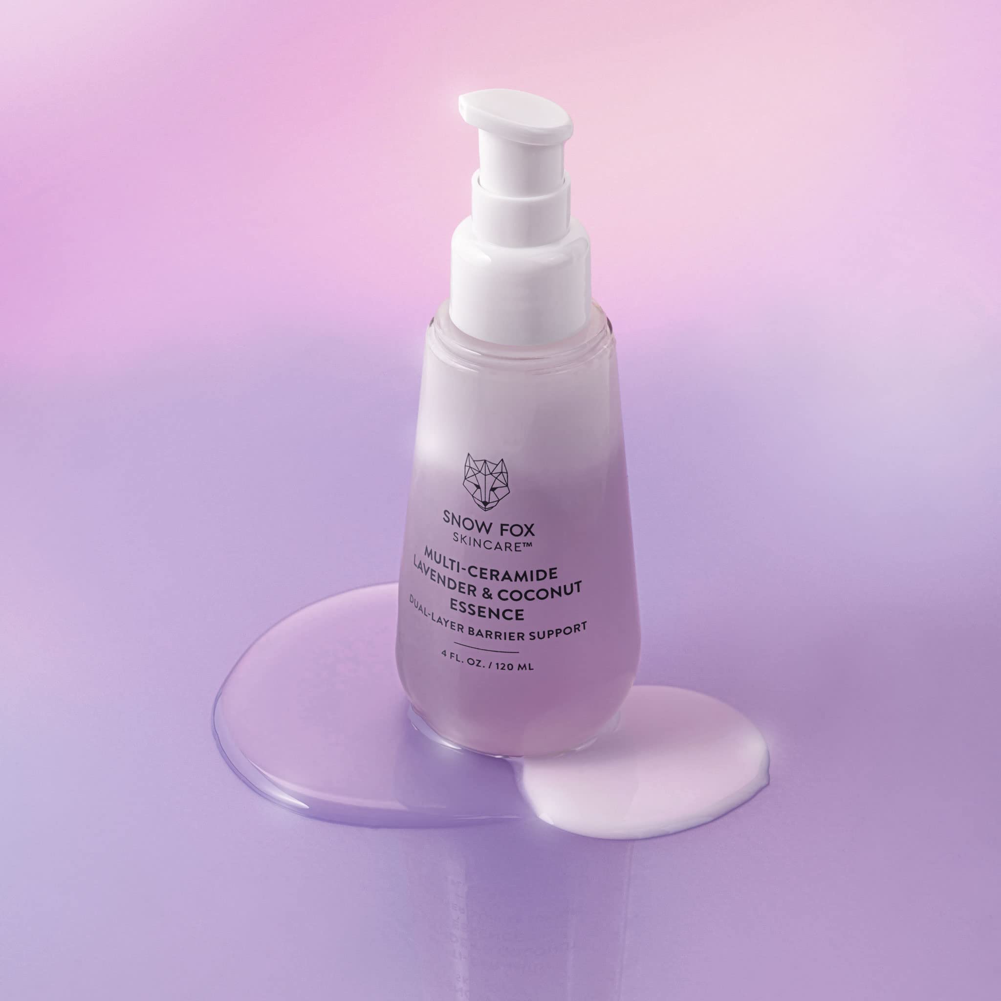 Snow Fox Skincare French lavender base tonic refreshes the skin tone.