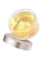 SNP 125Da collagen and 24K gold eye patch pack for smoother under-eye skin.