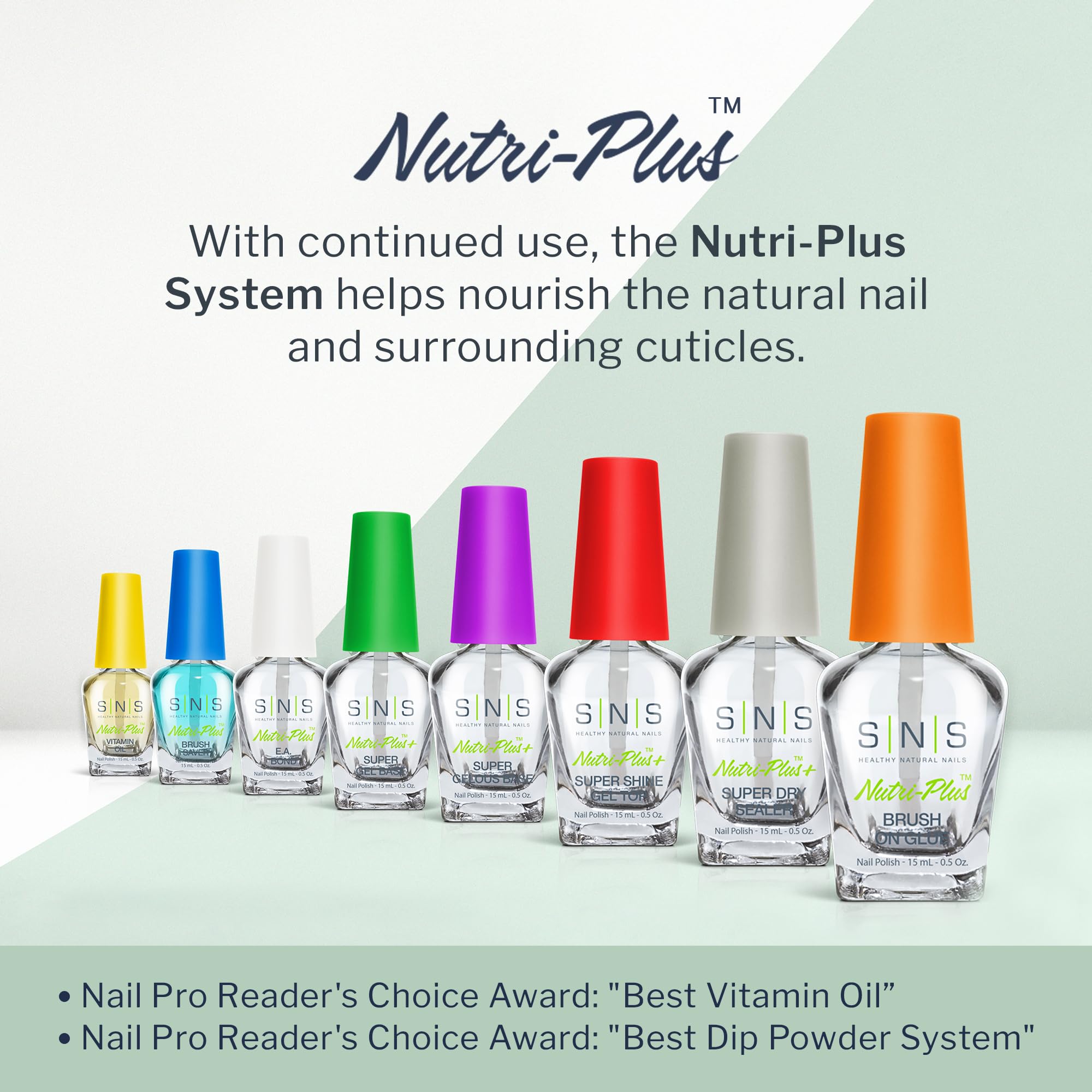 SNS Gel Top Coat is 10-free for healthier-looking nails.
