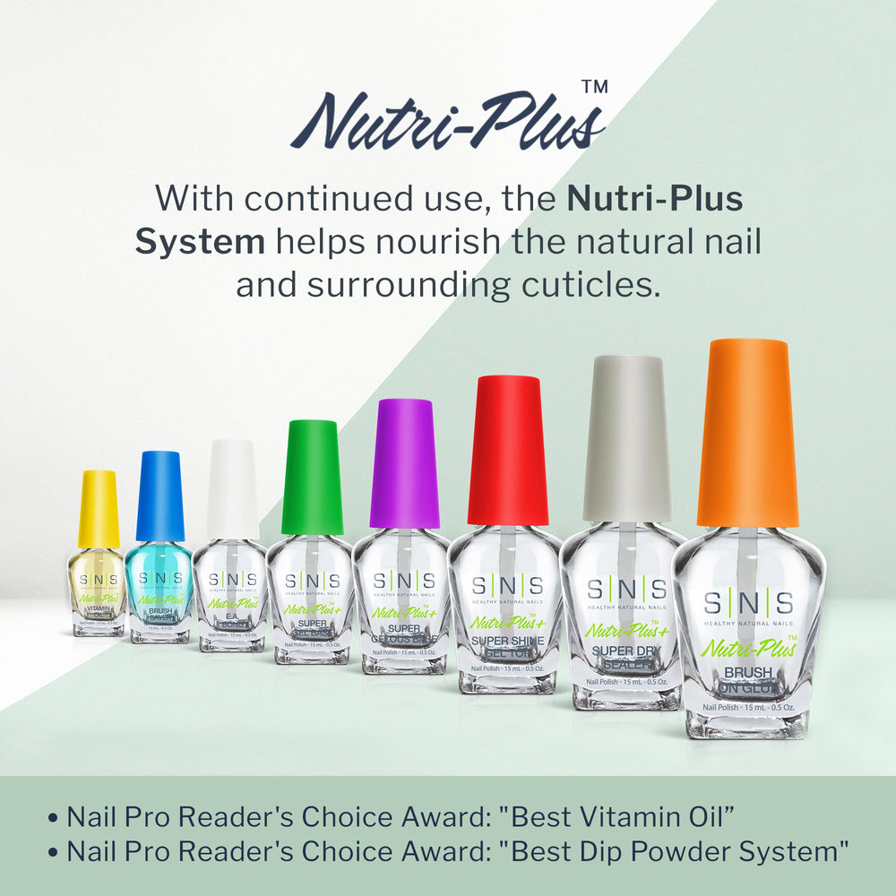 SNS Gel Top Coat is 10-free for healthier-looking nails.