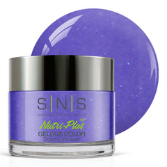 SNS Nail Dip Tuscan Villa bottle close-up showing rich purple-cream color for long-lasting wear