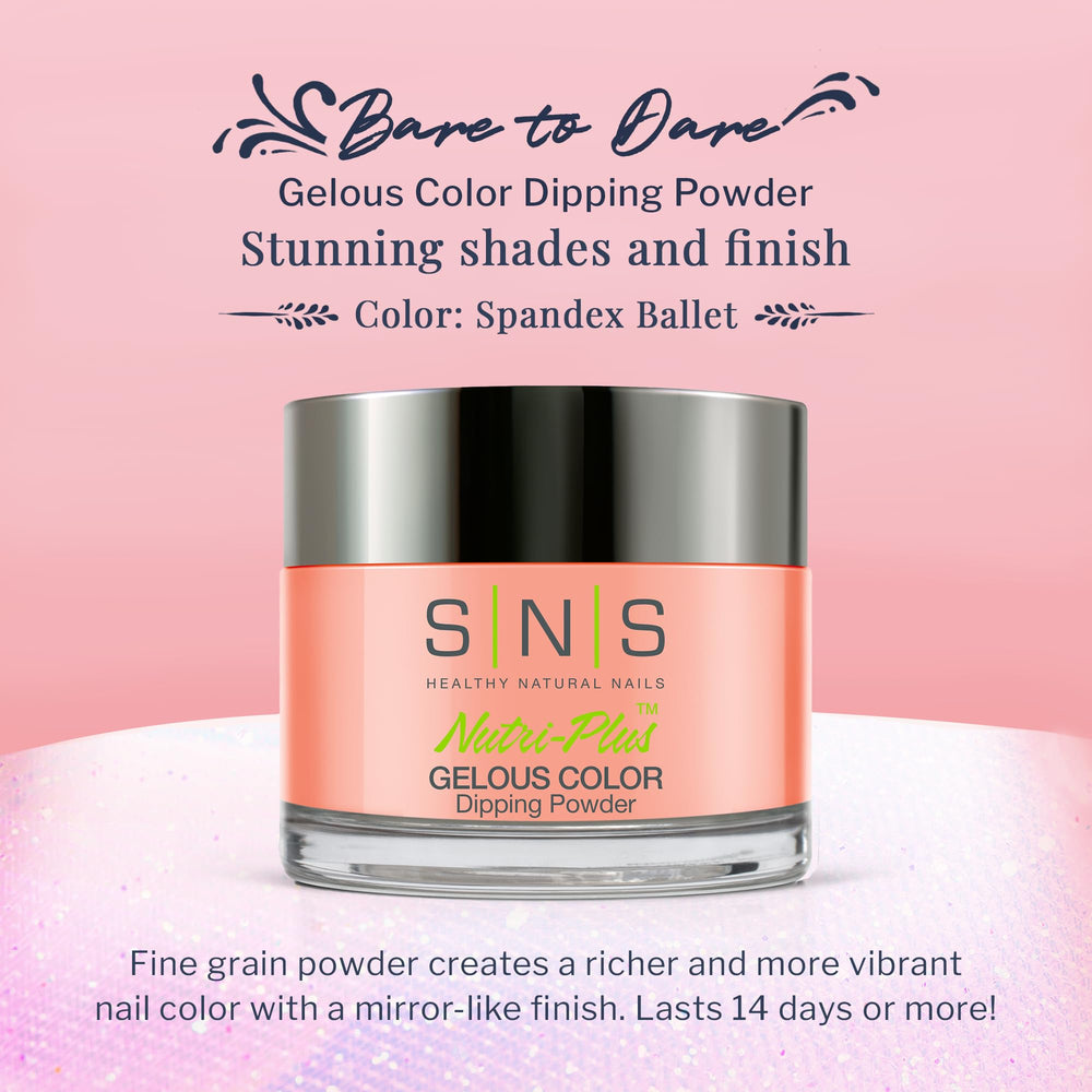 SNS Spandex Ballet finish closeup with mirror-like gloss