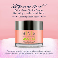 SNS Spandex Ballet finish closeup with mirror-like gloss