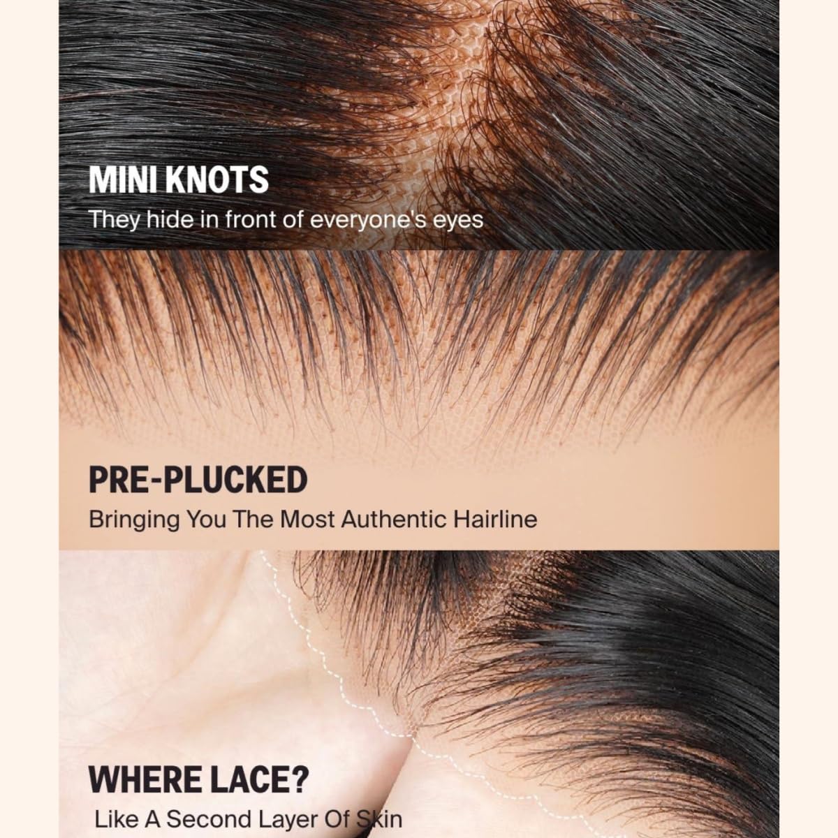 snv Game Changer 360 Glueless Wig water wave texture with natural volume