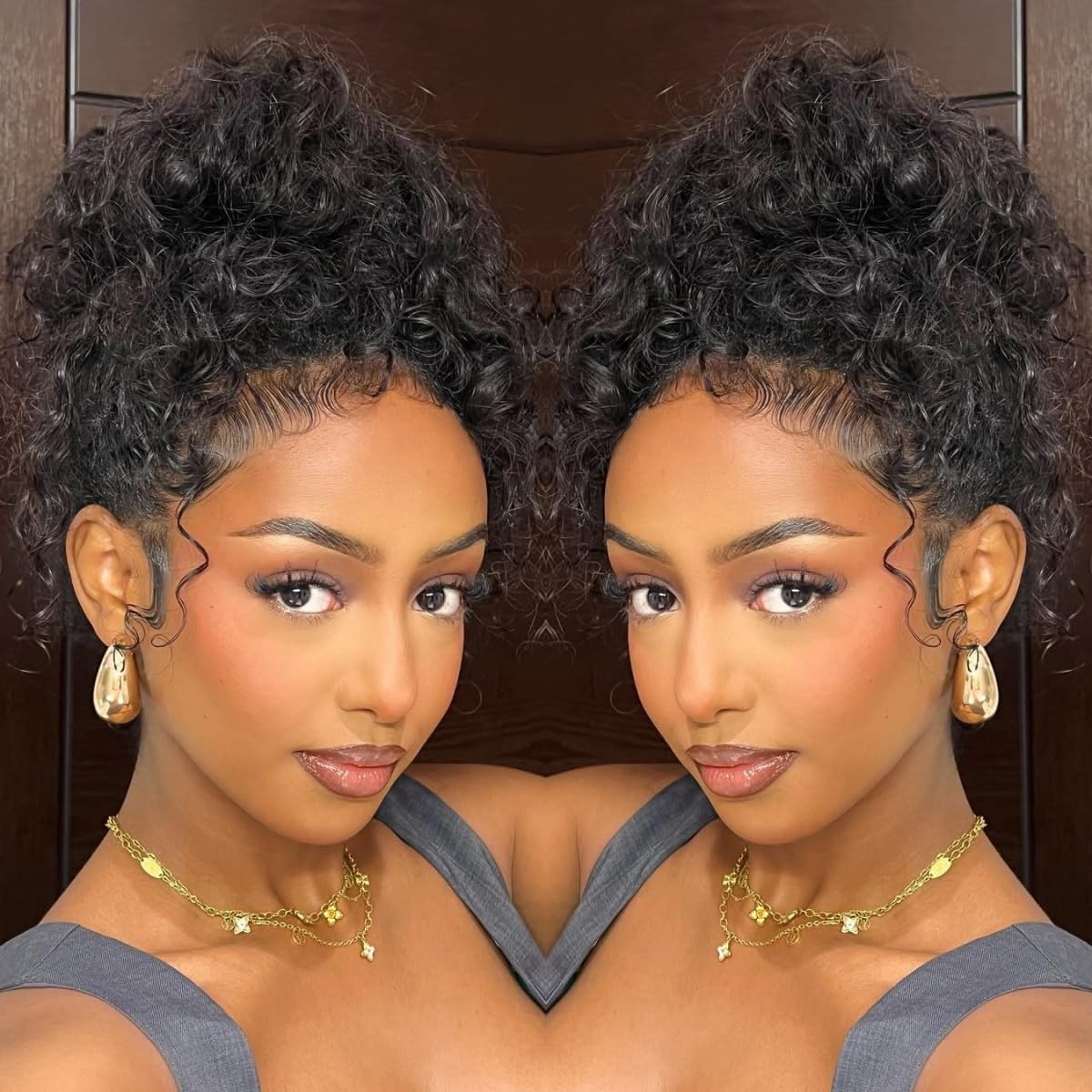 SNV hidden-strap 360 skinlike HD lace wig for secure invisible fit and seamless blend.