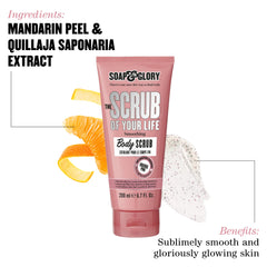 Soap & Glory Original Pink Scrub Of Your Life creamy texture, easily absorbed for smooth results.