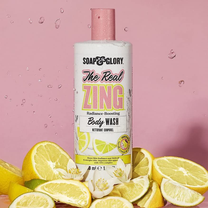 Soap & Glory Real Zing citrus scent highlights neroli and lemon-lime.