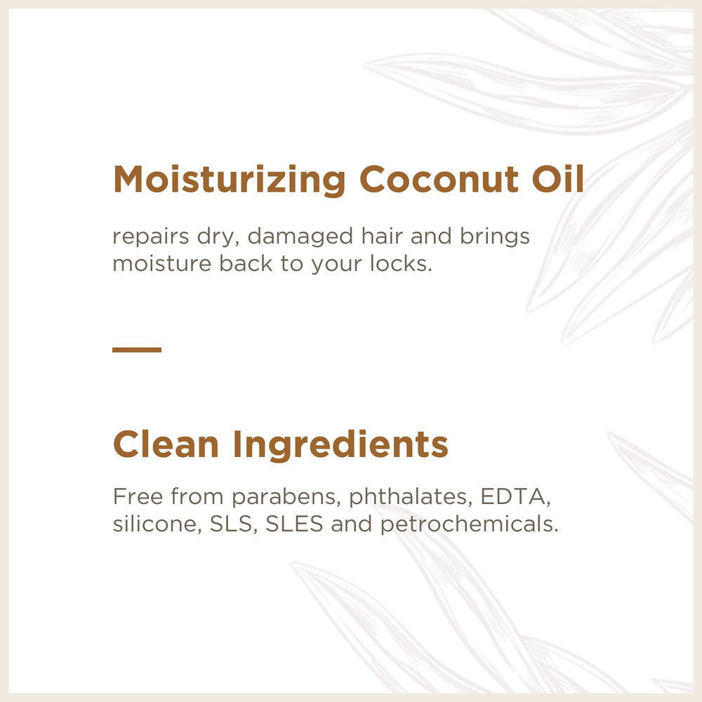 Soapbox Coconut Oil Shampoo moisture application demonstrating hydration