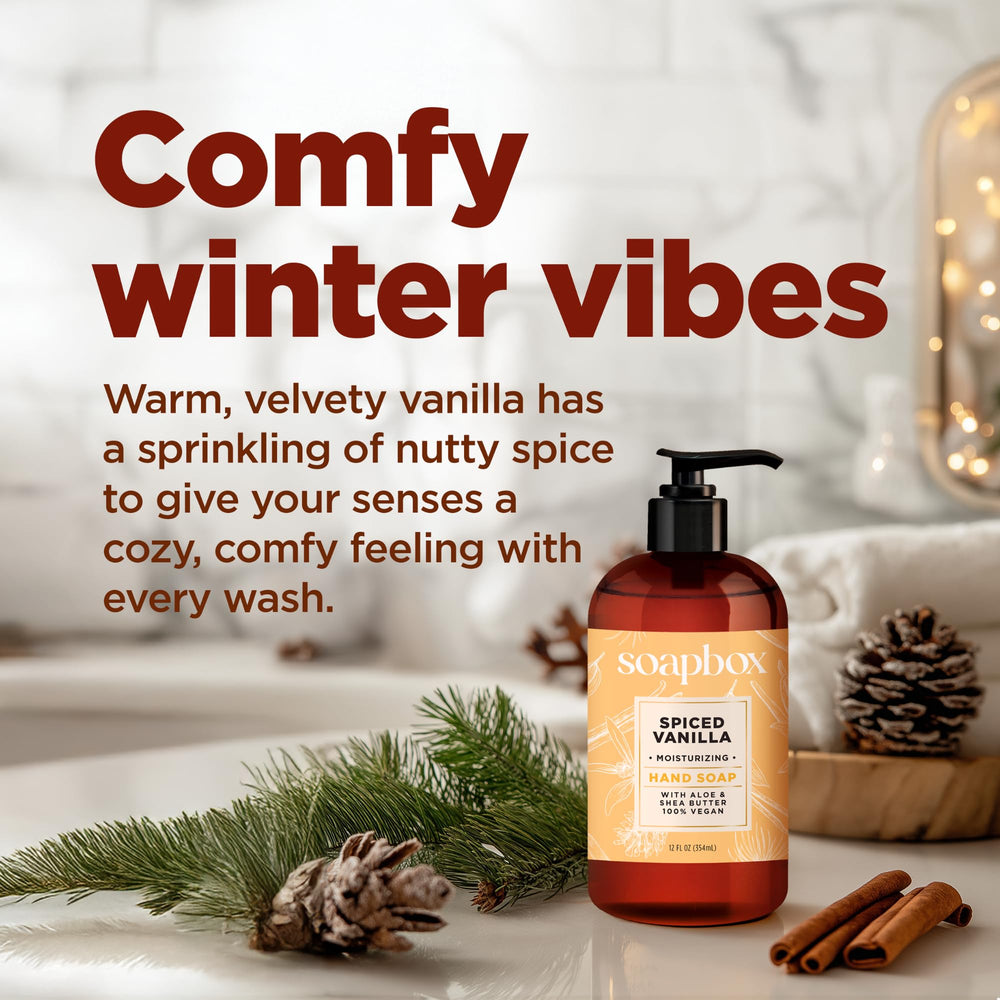 Soapbox Nourishing hand soap foam forms creamy lather for cleansing