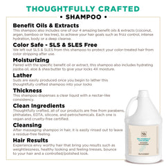 Soapbox Sea Minerals Blue Iris shampoo gallon refill packaging highlights eco-friendly bulk option.