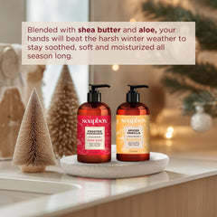 Soapbox hand soap with shea butter and aloe for skin comfort