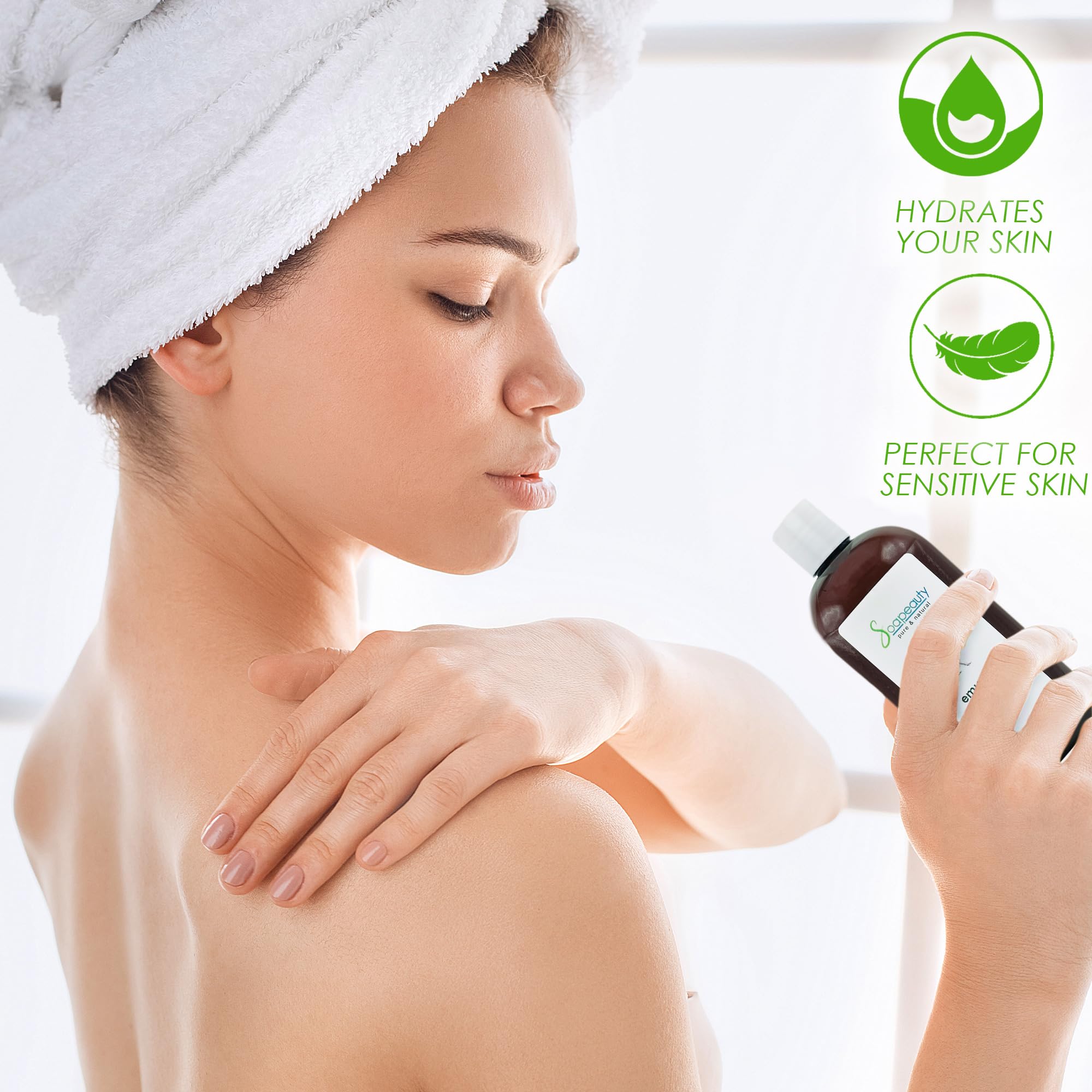 Soapeauty Australian Emu Oil pour showcases silky texture ideal for quick absorption.