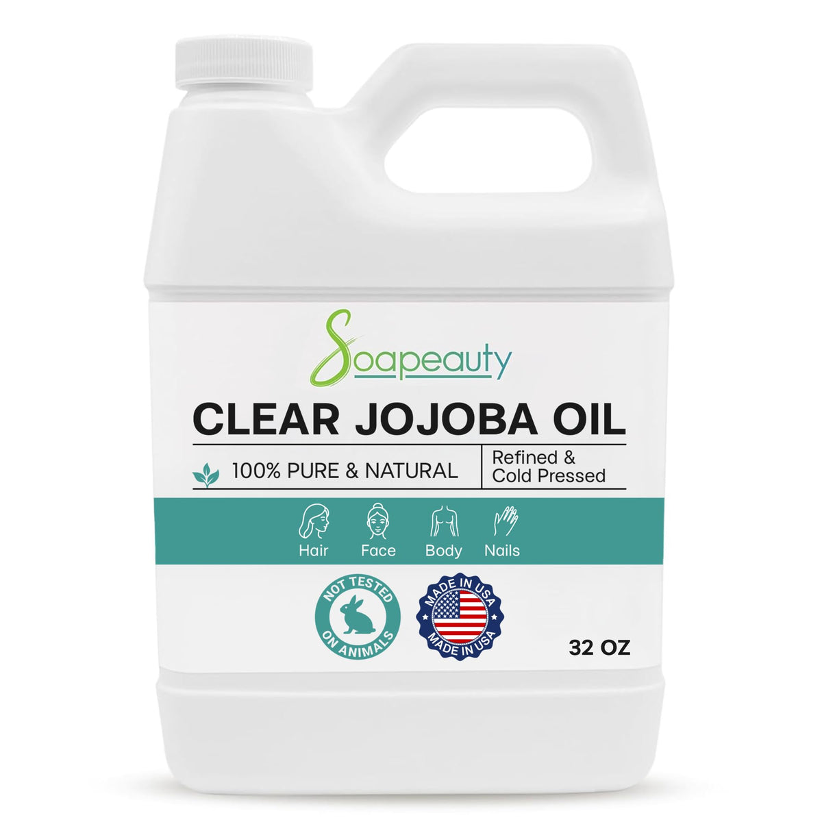 Soapeauty Clear Jojoba Oil bottle for daily skin hydration