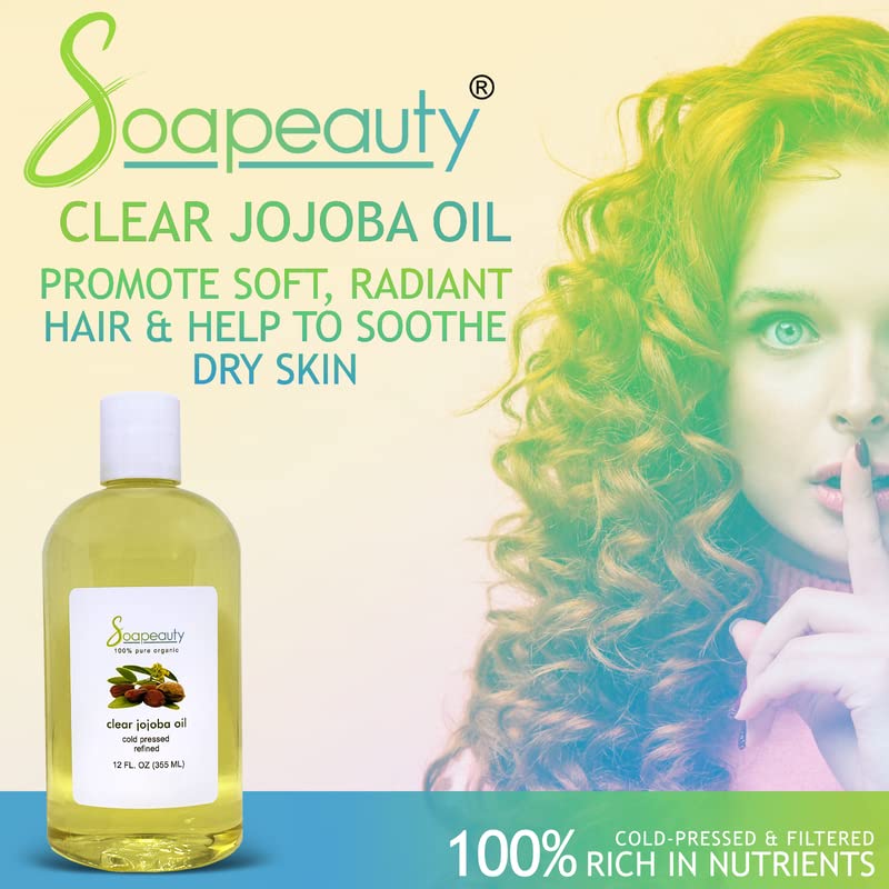 Soapeauty Clear Jojoba Oil dropper enables precise, mess-free application.