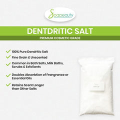 Soapeauty dendritic salt 5 lbs enhanced fragrance absorption for longer scent.