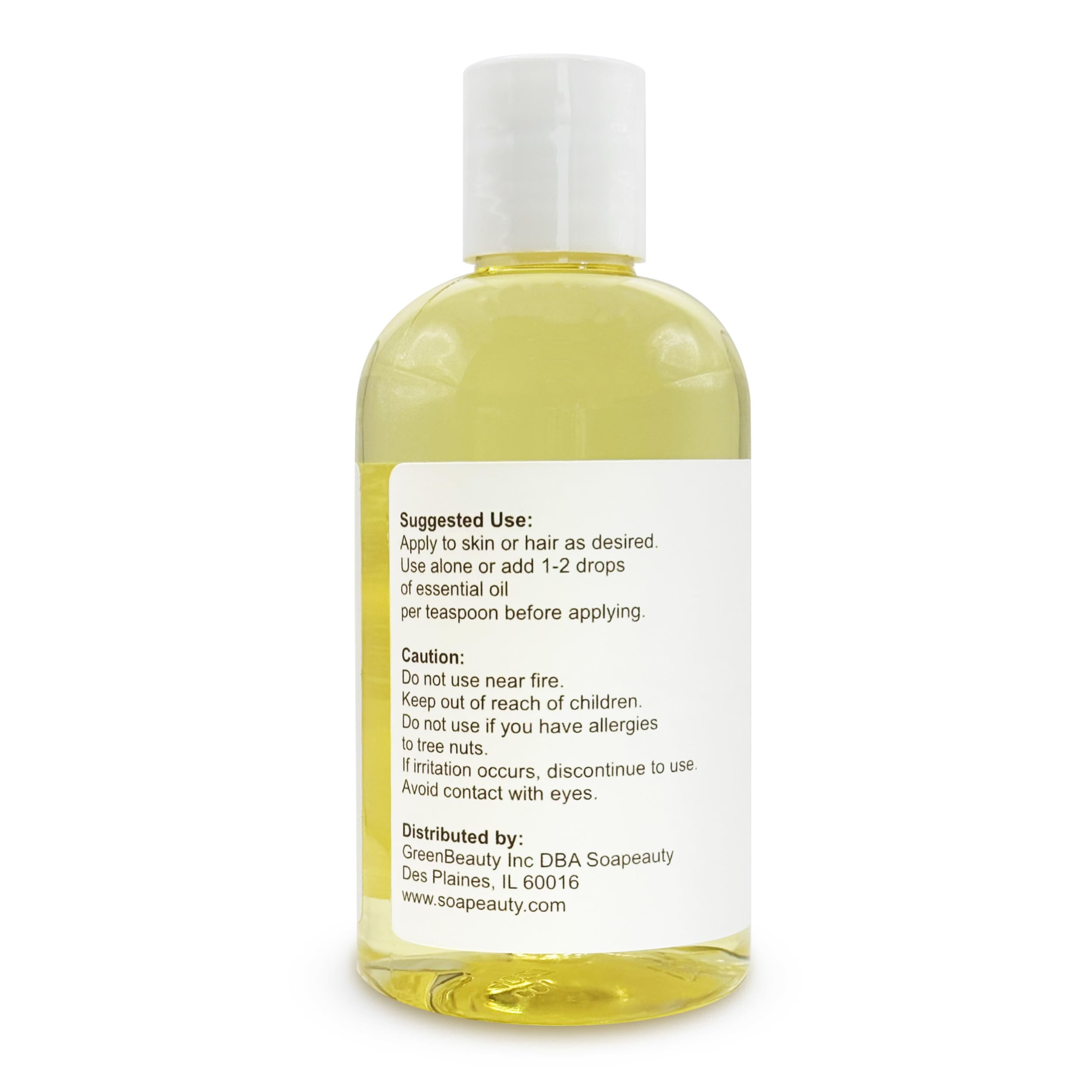 Soapeauty Meadowfoam Seed Oil label emphasizes unrefined, additive-free formula.