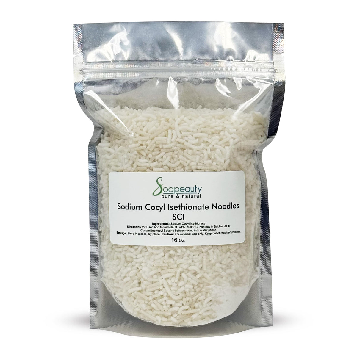 Soapeauty SCI noodles packaging shows a mild, skin-friendly cleansing option.