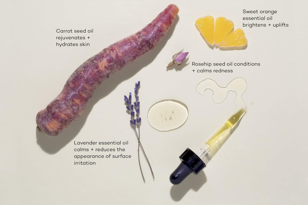 Soapwalla Restorative Facial Serum rosehip oil highlight for hydration.