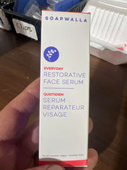 Soapwalla Restorative Facial Serum sea buckthorn and evening primrose for nourishment.