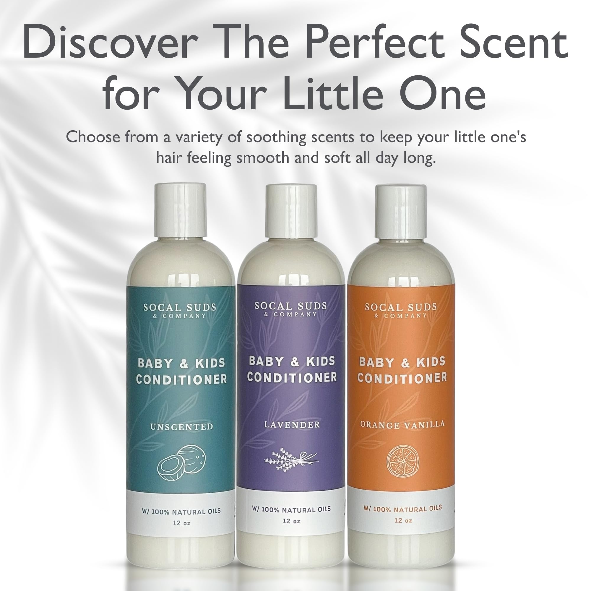 SoCal Suds & Company USA-made baby conditioner packaging
