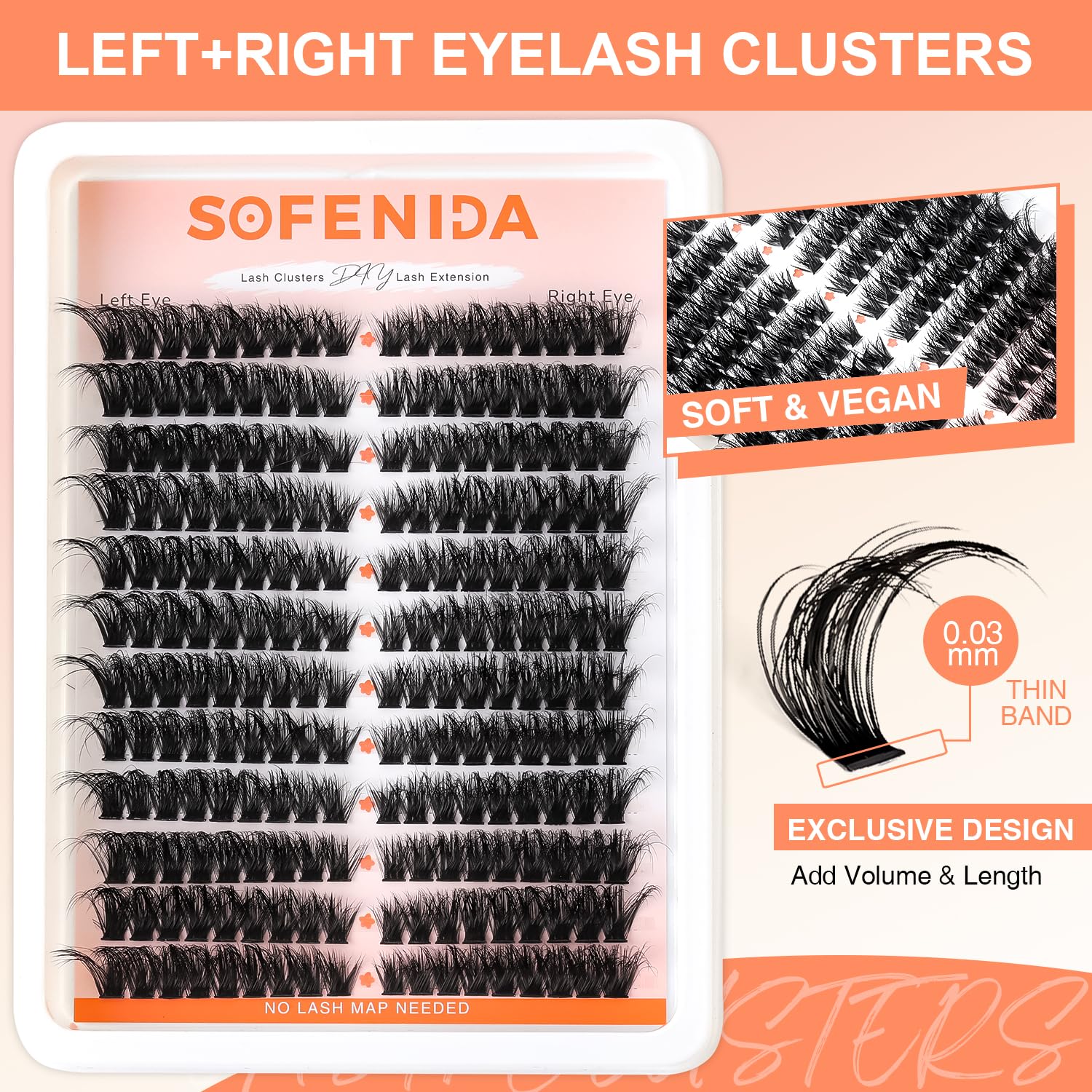 SOFENIDA lightweight synthetic fibers reduce eye irritation during wear