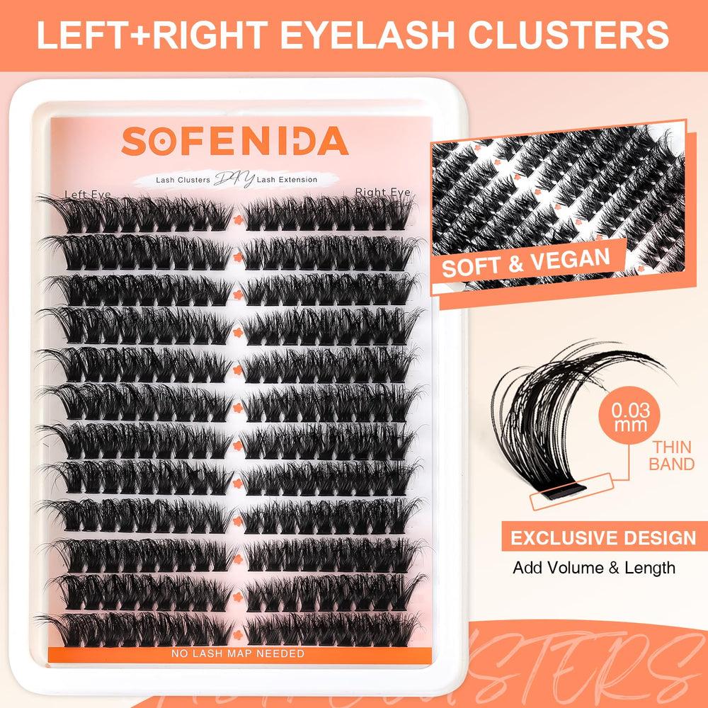 SOFENIDA lightweight synthetic fibers reduce eye irritation during wear