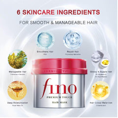 SOFIA BY ODE Fino hair mask application helps detangle and revive dry strands.