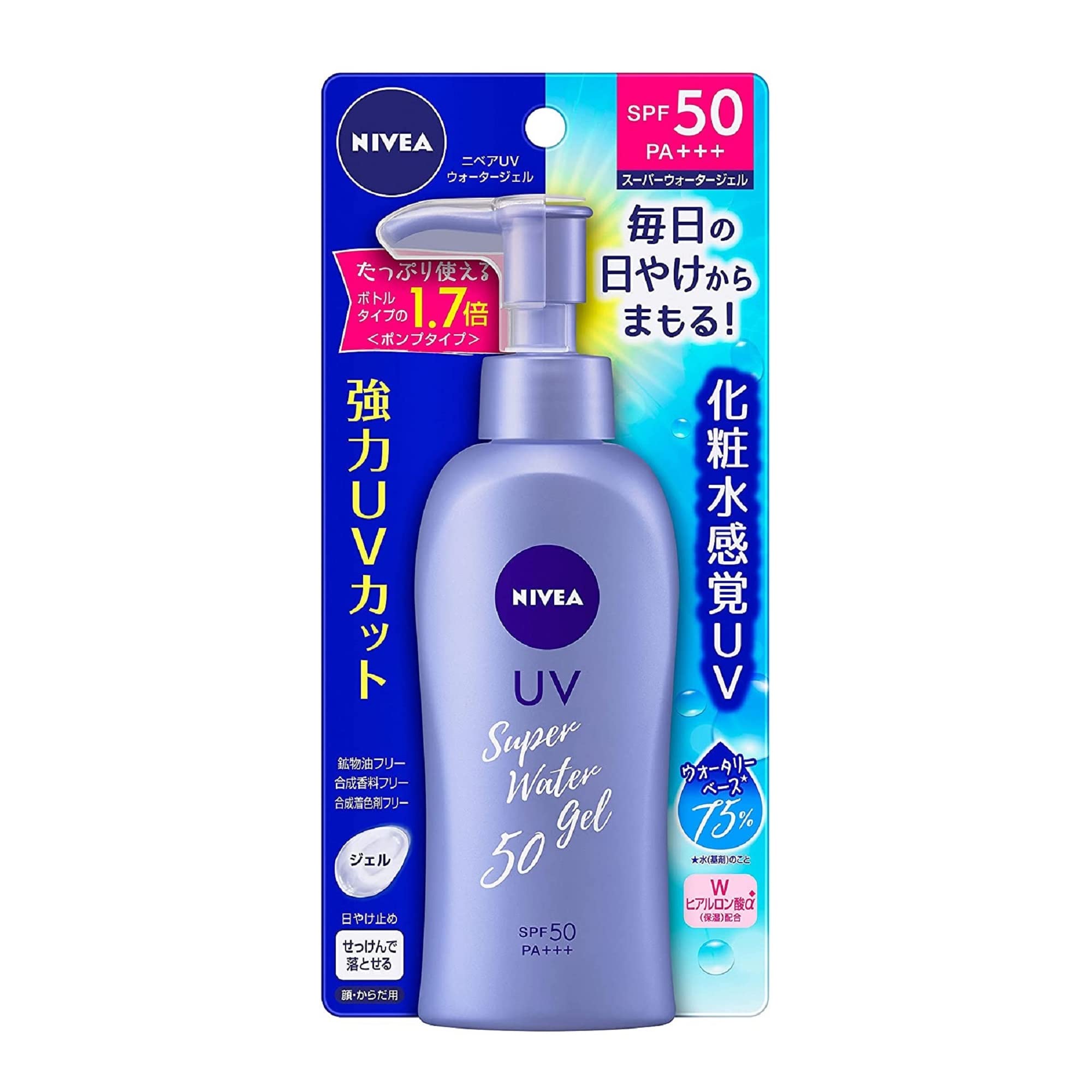 Sofia by Ode NIVEA Sun Protect Water Gel bottle pour for quick sunscreen application.