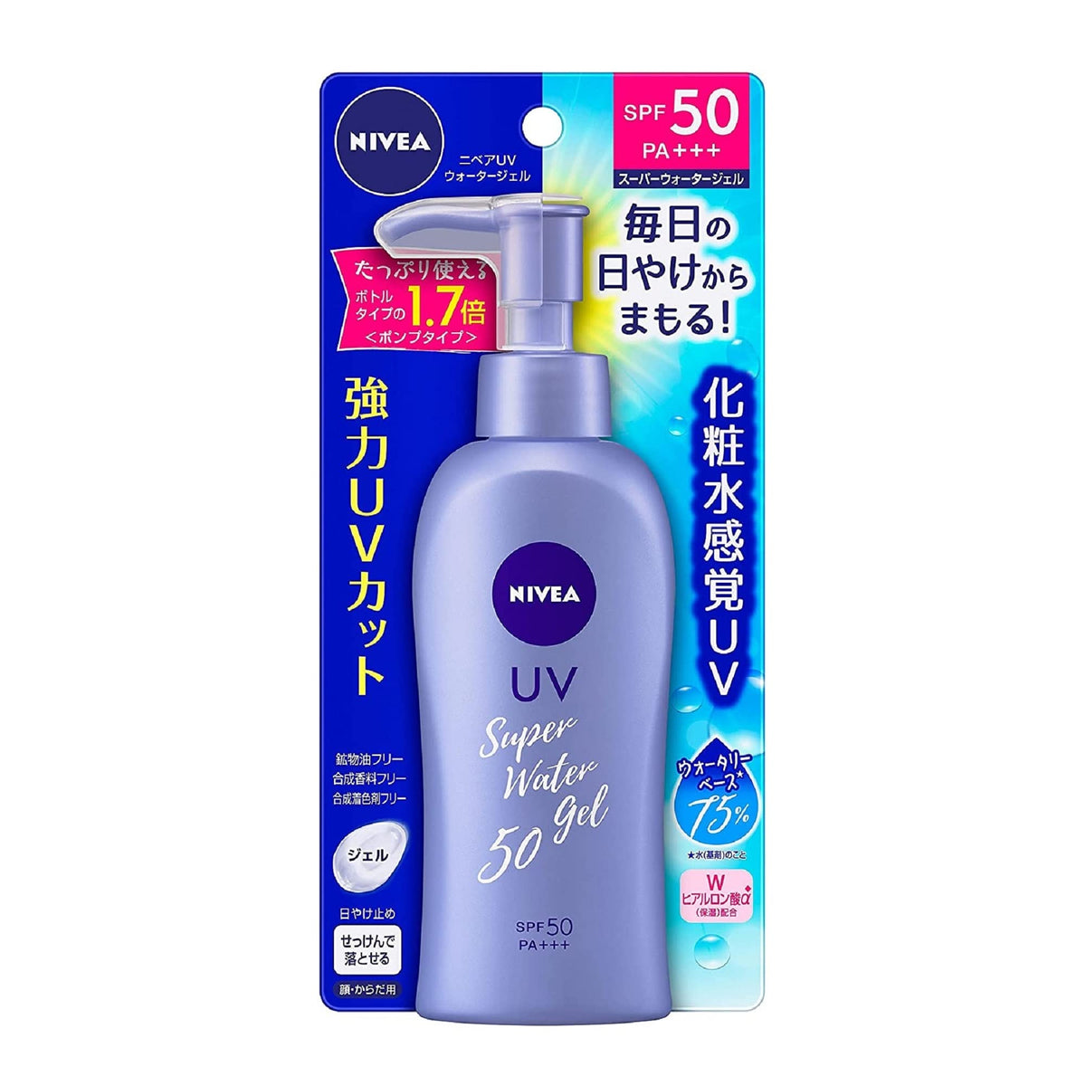 Sofia by Ode NIVEA Sun Protect Water Gel bottle pour for quick sunscreen application.