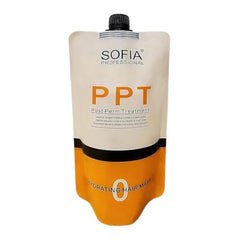 Sofia by Ode PPT hair mask application, nourishing hydration for processed hair.
