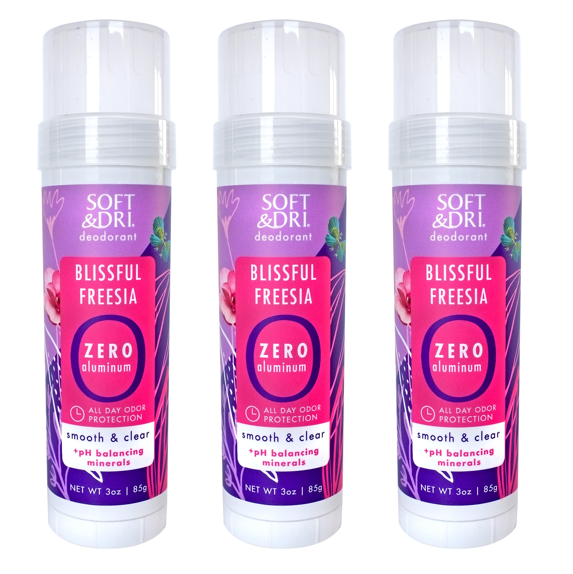 Soft & Dri Sparkling Citrus scent provides energetic mood boost
