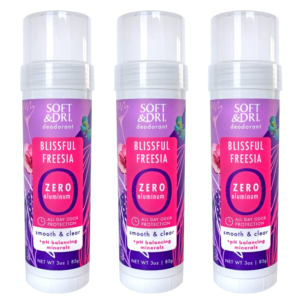 Soft & Dri Sparkling Citrus scent provides energetic mood boost