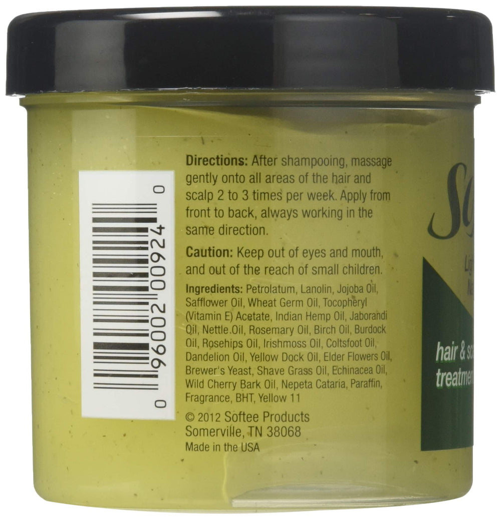 Softee scalp massage application demonstrates soothing use for healthier hair