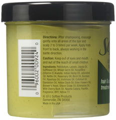 Softee scalp massage application demonstrates soothing use for healthier hair