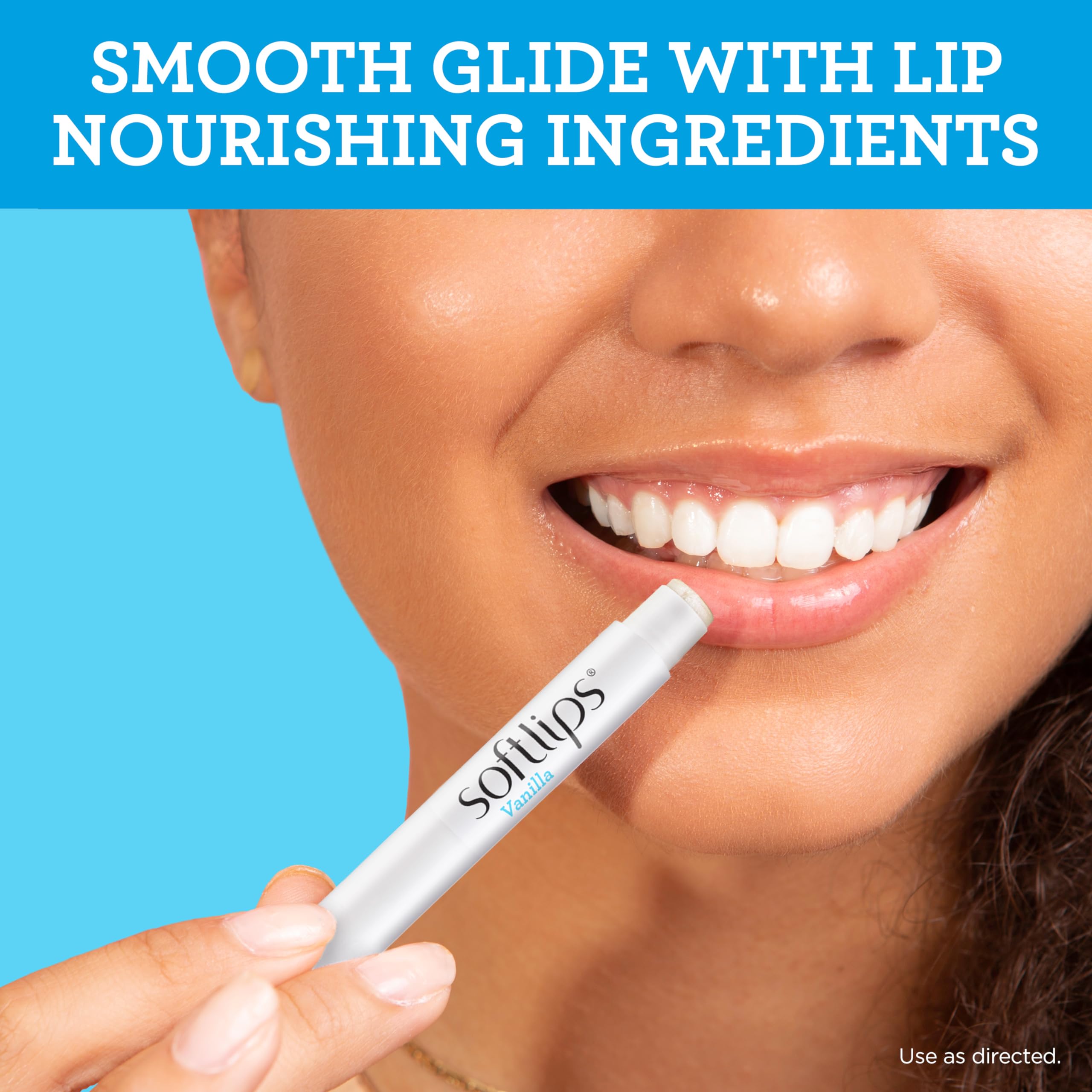 Cruelty-free SoftLips formula offers gentle, paraben-free protection for sensitive lips.