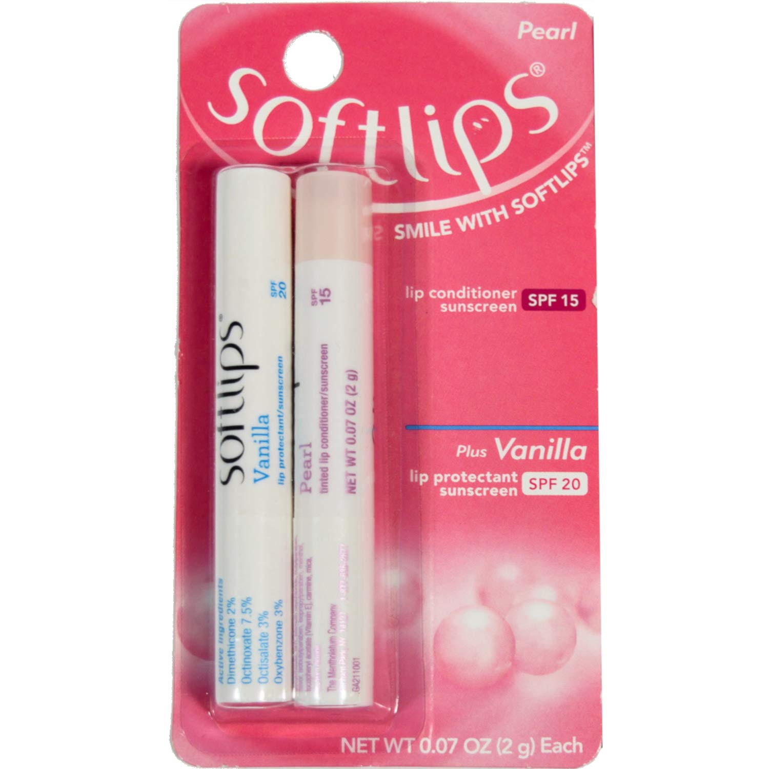 SoftLips Pearl SPF15 bottle offers daily lip protection and a smooth feel