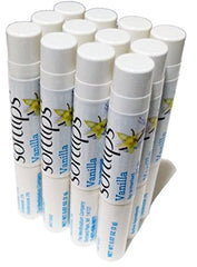 SoftLips Vanilla SPF20 lip balm stick providing hydration and sun protection for daily lip care
