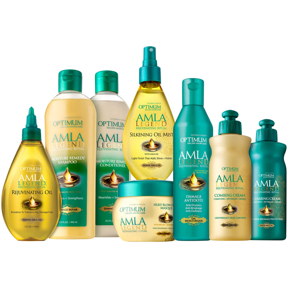SoftSheen-Carson Amla Legend Moisture Remedy Shampoo lather on hair shows gentle cleansing action.