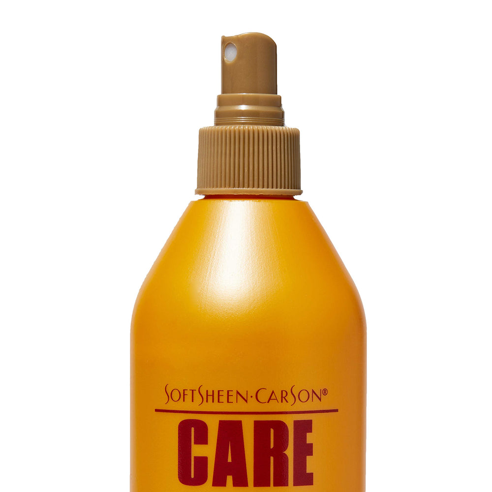 Defined curls after applying Care Free Curl Gold spray