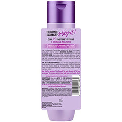 SoftSheen Damage Slayer Restorer Shampoo lather highlighting nourished, repaired strands