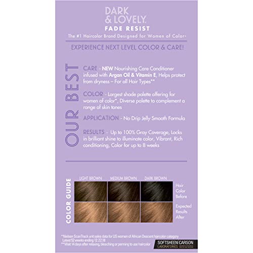SoftSheen Dark and Lovely Honey Blonde color cream bottle ready for mixing