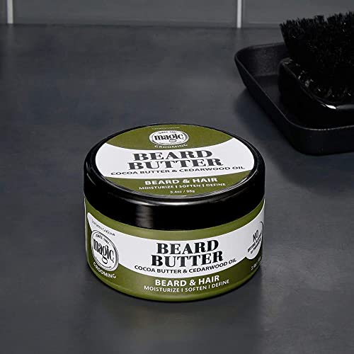 SoftSheen Magic Beard Butter close-up cream texture.