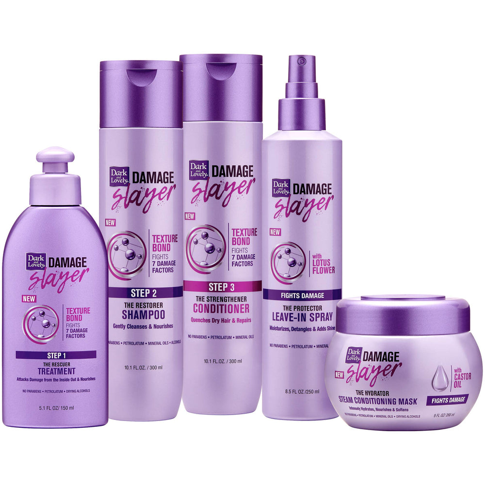 SoftSheen Restorer Shampoo after wash shows softer, shinier hair