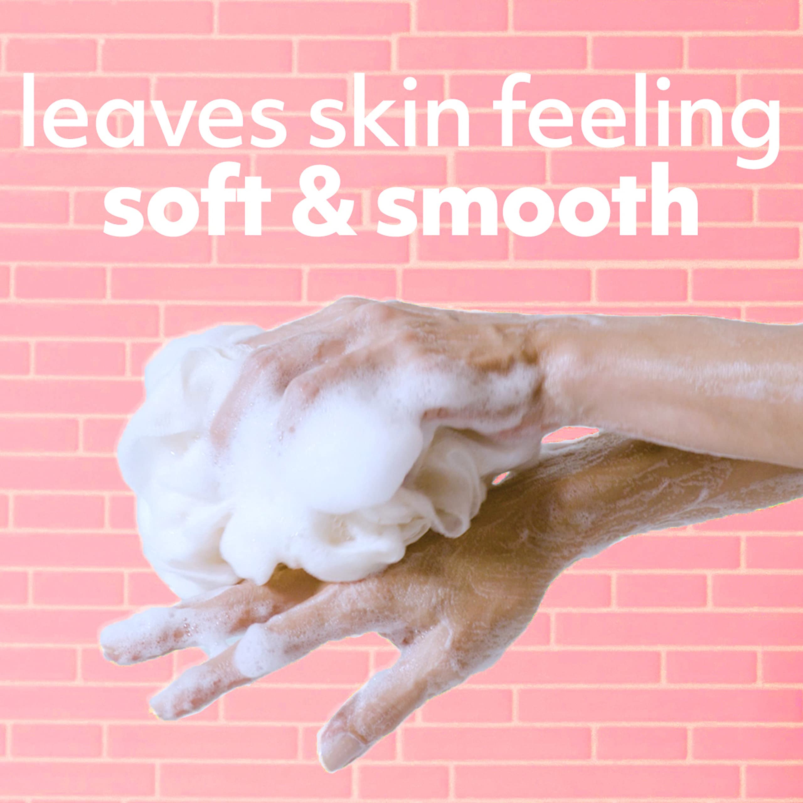 Softsoap close-up shows creamy lather delivering rich moisture.