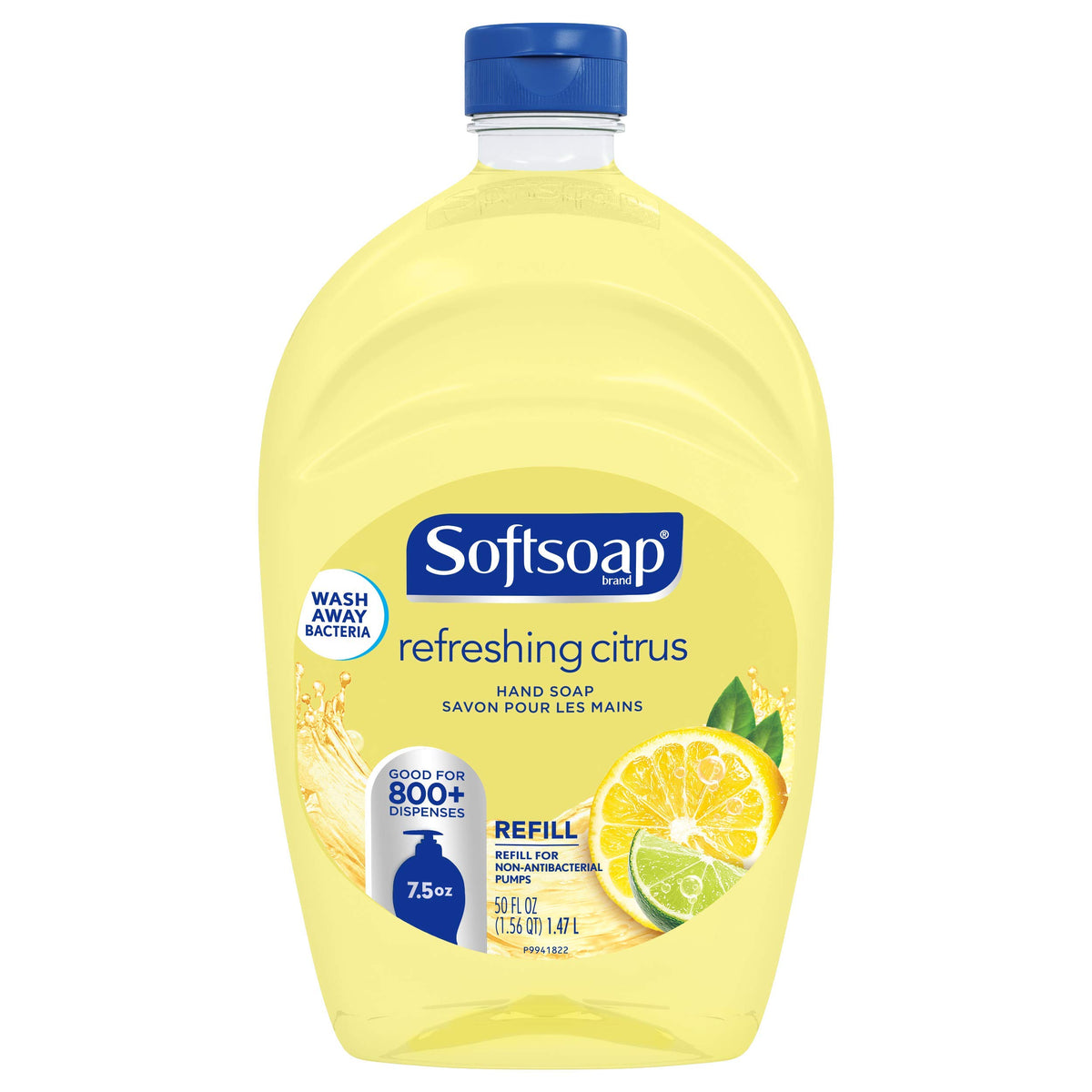 SOF Softsoap refreshing citrus refill bottle for easy handwashing and waste reduction.