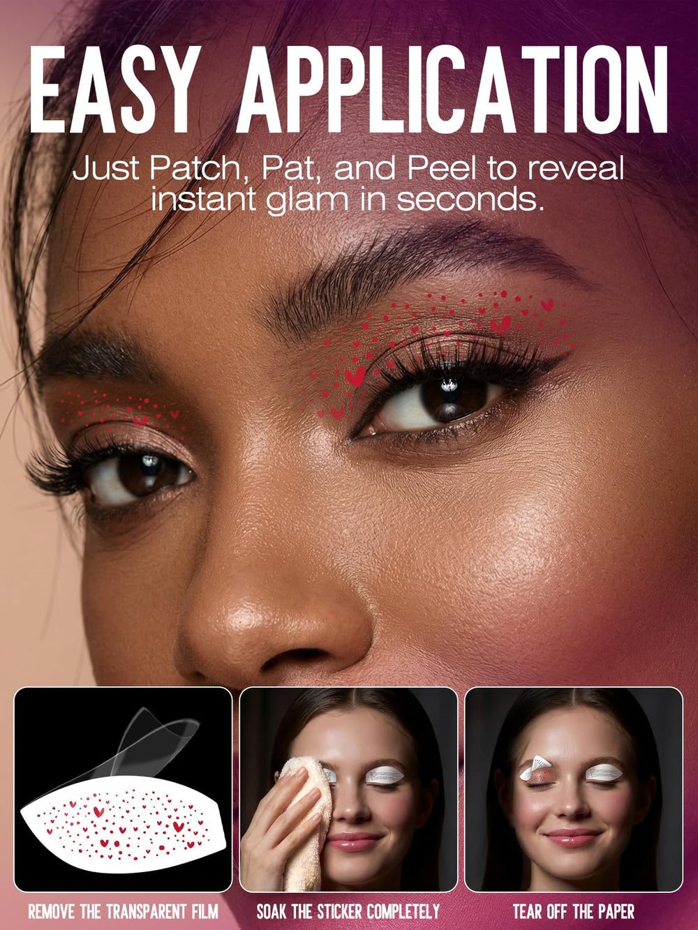 Sokfone waterproof freckles eye patches stay put during activities