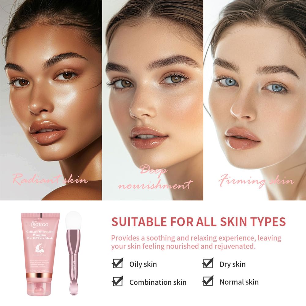 Sokgo Collagen dewy morning complexion after overnight hydration