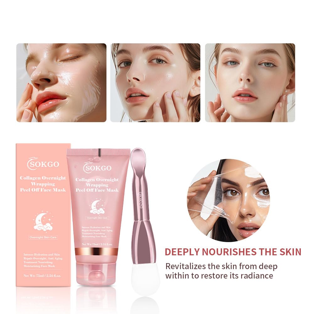 Sokgo Collagen hydration glow reveals refreshed morning complexion